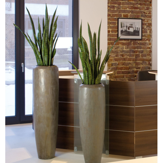 fleur ami Ø30x80cm vazonas Loft Vase 80, verdigris bronze