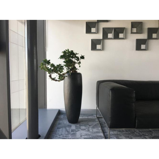 fleur ami Ø31x100cm vazonas Loft Vase 100, black iron