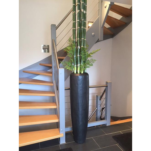 fleur ami Ø31x100cm vazonas Loft Vase 100, black iron