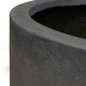 fleur ami Ø48x30cm vazonas Roccastone cylinder 48, anthracite