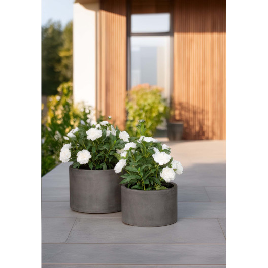 fleur ami Ø60x40cm vazonas Roccastone cylinder 60, anthracite