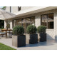 fleur ami 50x50x54cm vazonas Roccastone cube 50, anthracite