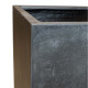 fleur ami 50x50x54cm vazonas Roccastone cube 50, anthracite