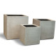 fleur ami 60x60x64cm vazonas Roccastone cube 60, natural concrete