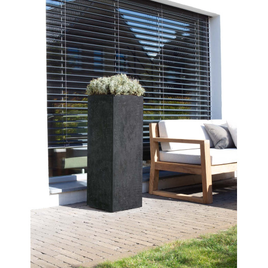 fleur ami 35x35x100cm vazonas Roccastone column 100, anthracite