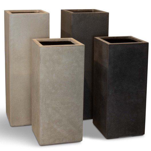 fleur ami 35x35x100cm vazonas Roccastone column 100, anthracite